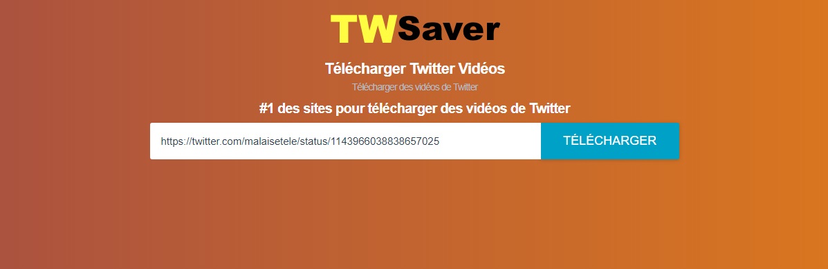 Twitter video downloader